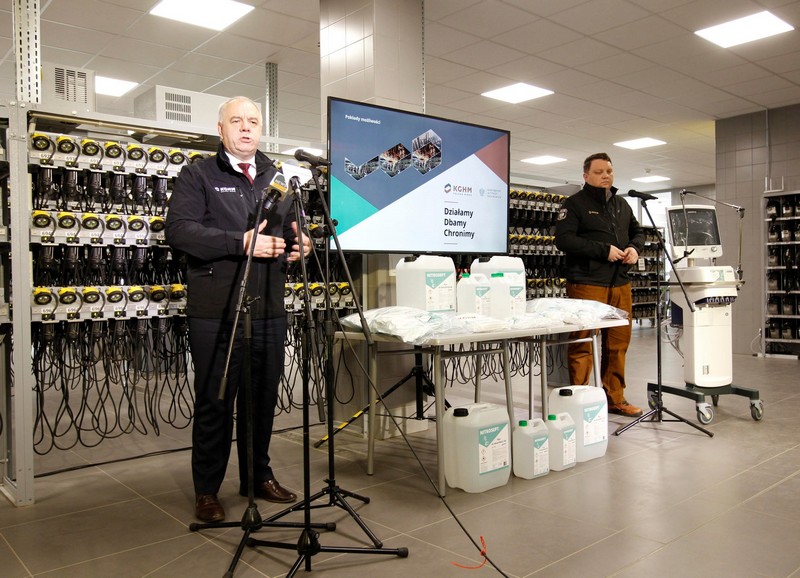 KGHM od poniedziałku dostarczy pierwszą partię płynu biobójczego