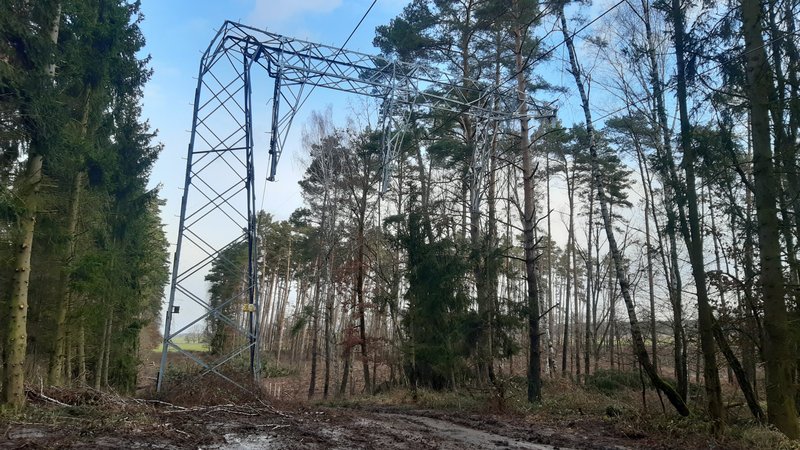 Enea Operator usuwa skutki awarii sieci po wichurze