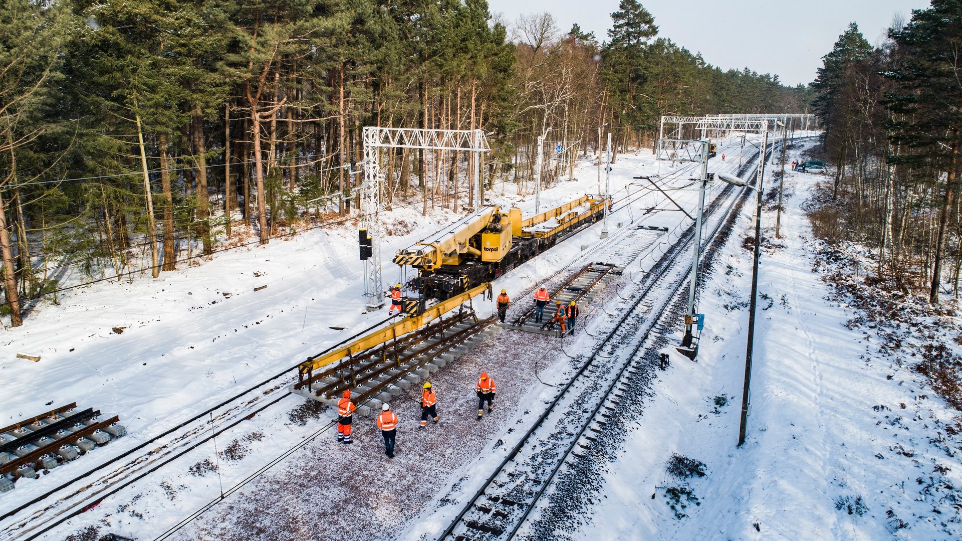 Kolejne kilometry nowych torów do portów w Szczecinie i Świnoujściu